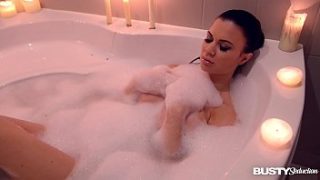 Busty Seduction In The Bath Tub With Masturbating Horny Goddess Jasmine Jae